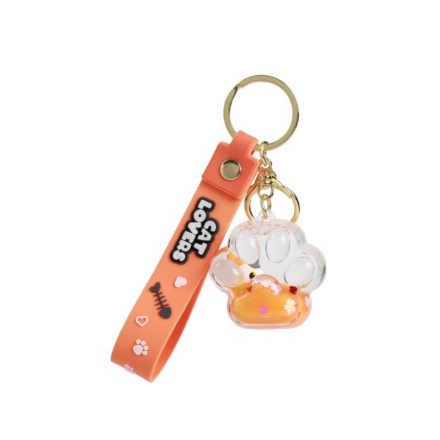 I-Total Μπρελόκ Bubble Paw Πορτοκαλί XL2795B