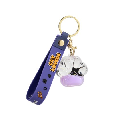 I-Total Μπρελόκ Bubble Paw Μωβ XL2795A