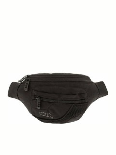 Polo All Trail Τσαντάκι Ανδρικό Υφασμάτινο Μέσης Μαύρο 9-08-007-2000
