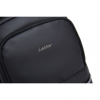 Lavor 712 Δερμάτινη Ανδρική Τσάντα Ώμου / Χιαστί σε Μαύρο χρώμα