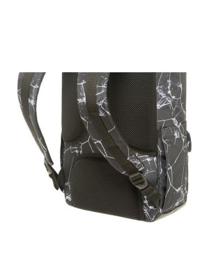 Polo Δερμάτινο Σακίδιο Πλάτης με Θύρα USB Λευκό 21lt 9-02-023-8263