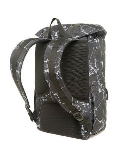 Polo Δερμάτινο Σακίδιο Πλάτης με Θύρα USB Λευκό 21lt 9-02-023-8263