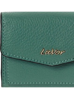 Lavor 1-6048 Μικρό Δερμάτινο Γυναικείο Πορτοφόλι Καρτών με RFID Μέντα