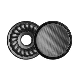 ΦΟΡΜΑ ΚΕΪΚ ΑΝΘΡΑΚΟΥΧΟΥ ΧΑΛΥΒΑ 28.5x7cm ΜΕ 2 ΒΑΣΕΙΣ