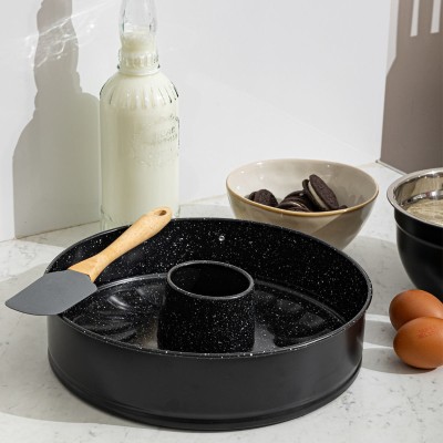 ΦΟΡΜΑ ΚΕΪΚ ΑΝΘΡΑΚΟΥΧΟΥ ΧΑΛΥΒΑ 28.5x7cm ΜΕ 2 ΒΑΣΕΙΣ