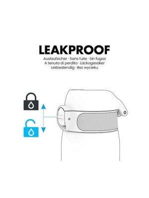 Ion8 Ανοξείδωτο Παγούρι 600ml Μαύρο I8SS600BLK