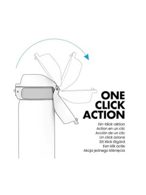 Ion8 Ανοξείδωτο Παγούρι 600ml Μαύρο I8SS600BLK