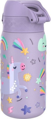 Ion8 Παιδικό Παγούρι Θερμός Μονόκερος Ανοξείδωτο με Καλαμάκι Μωβ 400ml I8SS400PVUNI