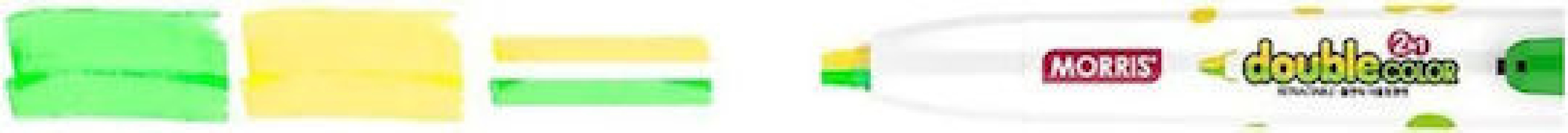 Morris Μαρκαδόρος Υπογράμμισης Κίτρινο & Πράσινο