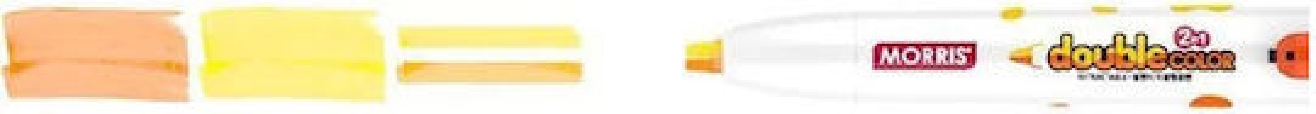 Morris Μαρκαδόρος Υπογράμμισης Κίτρινο & Πορτοκαλί