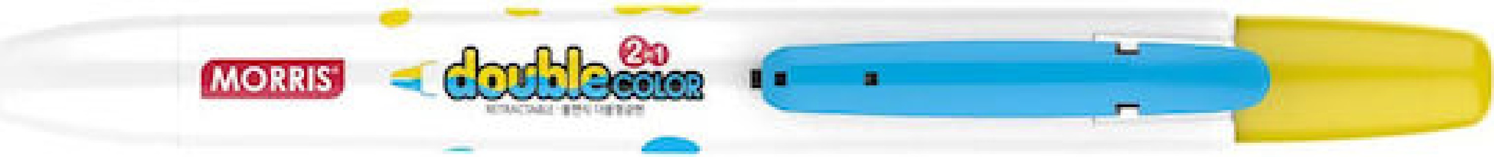 Morris Μαρκαδόρος Υπογράμμισης Κίτρινο & Μπλε