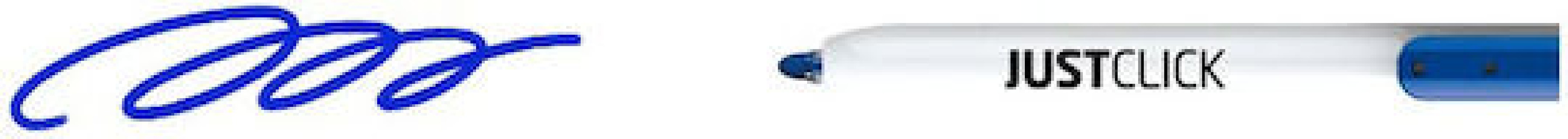 Morris Just Click Μαρκαδόρος Πίνακα Μπλε