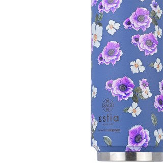 ESTIA ΘΕΡΜΟΣ TRAVEL CUP SAVE THE AEGEAN 500ml GARDEN BLUE