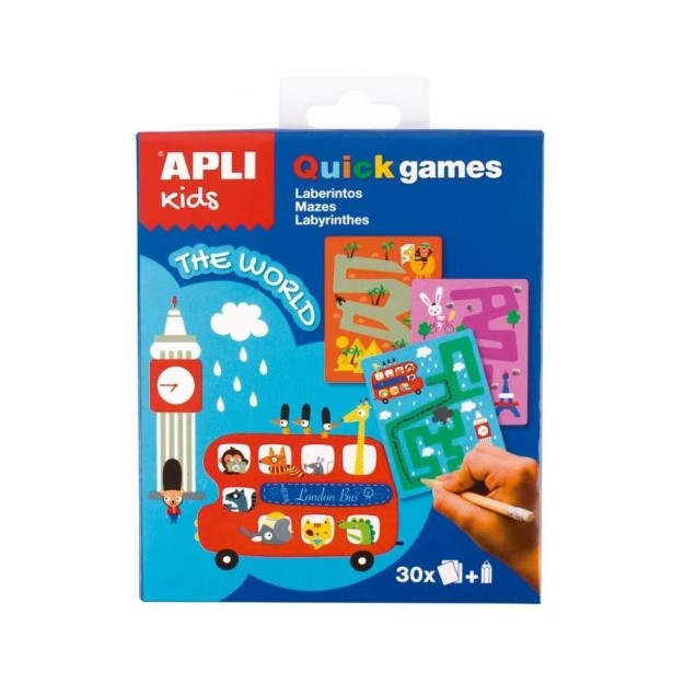 Aplili KidsTM | Σύνολο Επιτραπέζιων Παιχνιδιών για Μελέτη και Ταξίδια