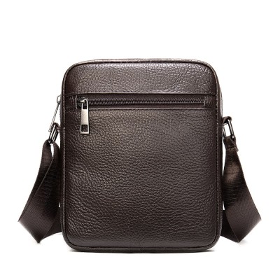 Cardinal 7362 Δερμάτινη Ανδρική Τσάντα Ώμου / Χιαστί σε Καφέ χρώμα