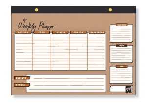 Εβδομαδιαίο Planner μεγάλο - Ρενέ 5