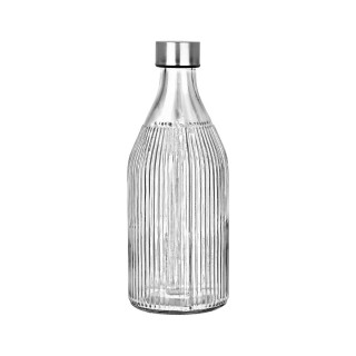 ΜΠΟΥΚΑΛΙ ΓΥΑΛΙΝΟ 1000ml ΜΕ ΑΝΟΞΕΙΔΩΤΟ ΚΑΠΑΚΙ