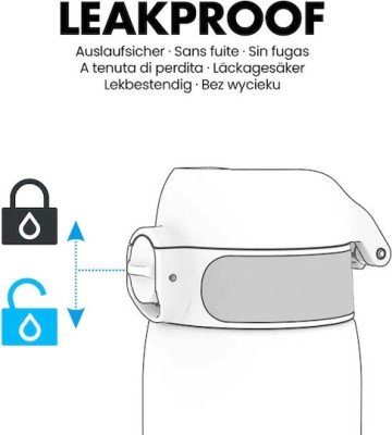 Ion8 Leak Proof Steel Water Bottle Μπουκάλι Θερμός Lilac 500ml I8TS500PERI