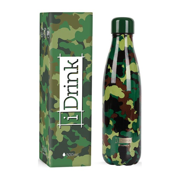 I-Total iDrink Graphics Mimetic Μπουκάλι Θερμός 0.50lt