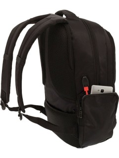 Polo Charger Σχολική Τσάντα Πλάτης Γυμνασίου - Λυκείου Μαύρη με Θήκη για Παγούρι 25lt 2021