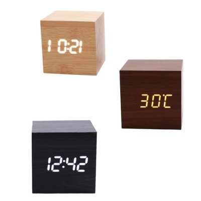 Επιτραπέζιο Ψηφιακό Ρολόι με Ξυπνητήρι, Θερμοκρασία & Ημερομηνία