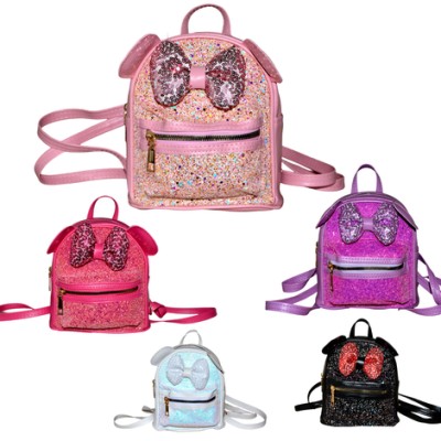 Τσαντάκι Πλάτης για Κορίτσι με Αυτάκια και Φιόγκο 16508