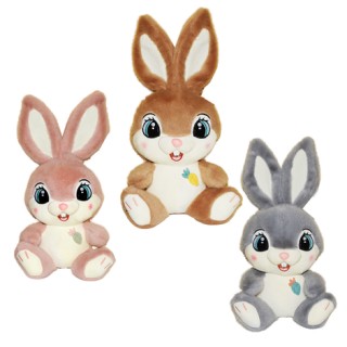 Λούτρινο Λαγός 38cm Γκρι 16334