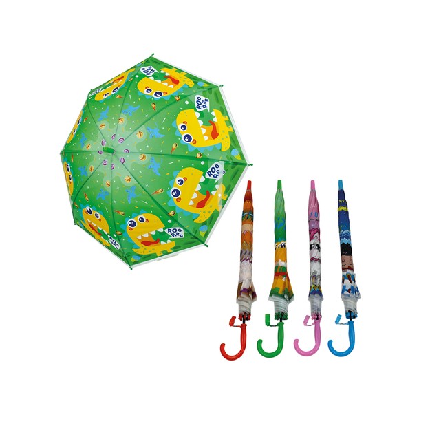 Παιδική Ομπρέλα με Σχέδια σε 4 Χρώματα 15922 – Διάμετρος 100cm
