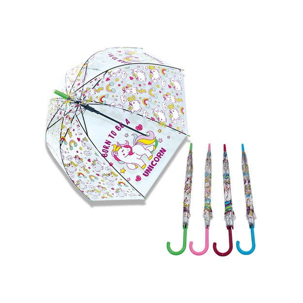 Παιδική Ομπρέλα Μονόκερος σε 4 Χρώματα 15927 – Διάμετρος 110cm