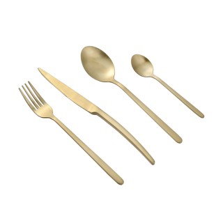 ESTIA ΣΕΤ ΜΑΧΑΙΡΟΠΙΡΟΥΝΑ CHAMPANGE ΑΝΟΞΕΙΔΩΤΟ ΑΤΣΑΛΙ 18/0 24 ΤΕΜ.