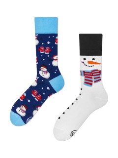 Many Mornings Snowman Χριστουγεννιάτικες Κάλτσες Πολύχρωμες