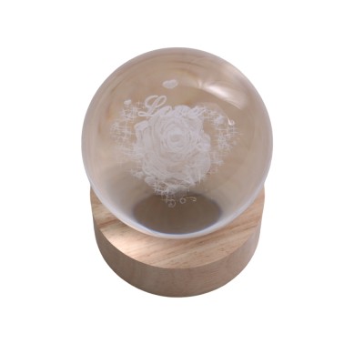 Φωτιστικό Σφαίρα με Σχέδιο Τριαντάφυλλο