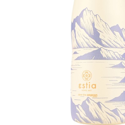 ESTIA ΘΕΡΜΟΣ TRAVEL FLASK SAVE THE AEGEAN 500ml ALPINE ESSENCE