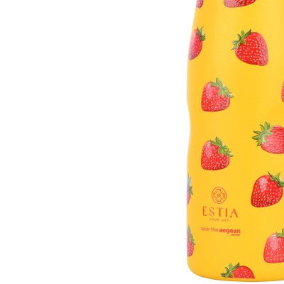ESTIA ΘΕΡΜΟΣ TRAVEL FLASK SAVE THE AEGEAN 500ml BERRY BRIGHT