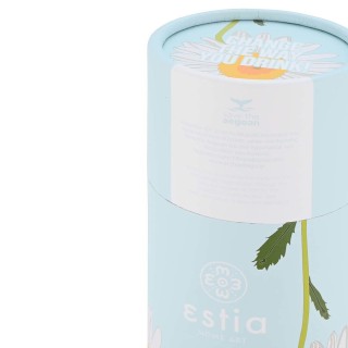 ESTIA ΘΕΡΜΟΣ TRAVEL FLASK SAVE THE AEGEAN 500ml DREAMY SKY