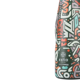 ESTIA ΘΕΡΜΟΣ TRAVEL FLASK SAVE THE AEGEAN 500ml GEOVIVID