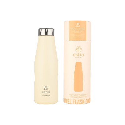 ESTIA ΘΕΡΜΟΣ TRAVEL FLASK SAVE THE AEGEAN 500ml LILY WHITE