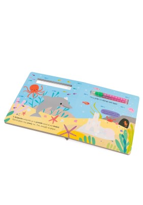 Ζωγραφίζω με νερό: Βόλτα με το δελφίνι