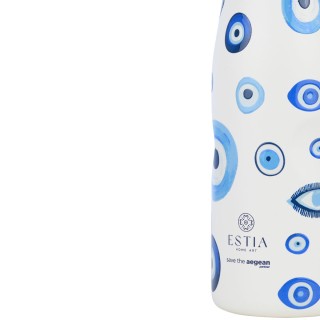 ESTIA ΘΕΡΜΟΣ TRAVEL FLASK SAVE THE AEGEAN 500ml SPIRIT OF LUCK