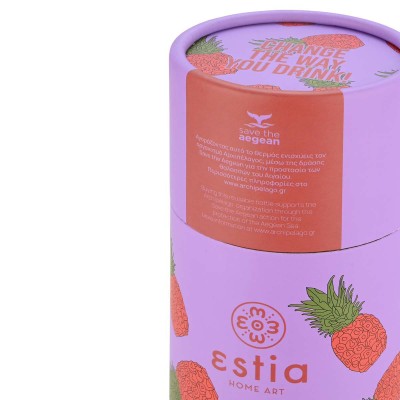 ESTIA ΘΕΡΜΟΣ TRAVEL FLASK SAVE THE AEGEAN 500ml TROPIC TANGO