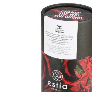 ESTIA ΘΕΡΜΟΣ TRAVEL FLASK SAVE THE AEGEAN 500ml TWILIGHT ROSE