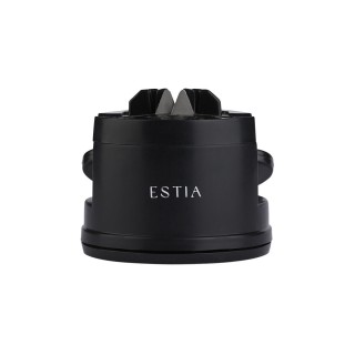 ESTIA ΑΚΟΝΙΣΤΗΡΙ ΜΑΧΑΙΡΙΩΝ ΜΑΥΡΟ ΜΕ ΒΕΝΤΟΥΖΑ ΣΤΗΡΙΞΗΣ