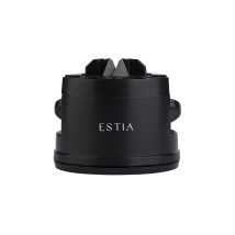 ESTIA ΑΚΟΝΙΣΤΗΡΙ ΜΑΧΑΙΡΙΩΝ ΜΑΥΡΟ ΜΕ ΒΕΝΤΟΥΖΑ ΣΤΗΡΙΞΗΣ