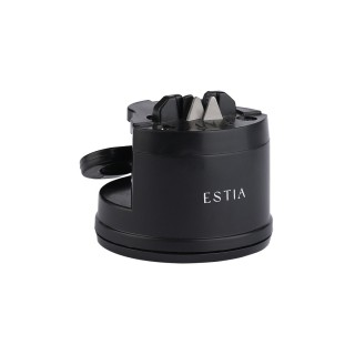 ESTIA ΑΚΟΝΙΣΤΗΡΙ ΜΑΧΑΙΡΙΩΝ ΜΑΥΡΟ ΜΕ ΒΕΝΤΟΥΖΑ ΣΤΗΡΙΞΗΣ