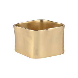 ESTIA ΚΡΙΚΟΙ ΠΕΤΣΕΤΑΣ ΜΕΤΑΛΛΙΚΟΙ ΧΡΥΣΟΙ 4,5x3cm ΣΕΤ 4ΤΕΜ.