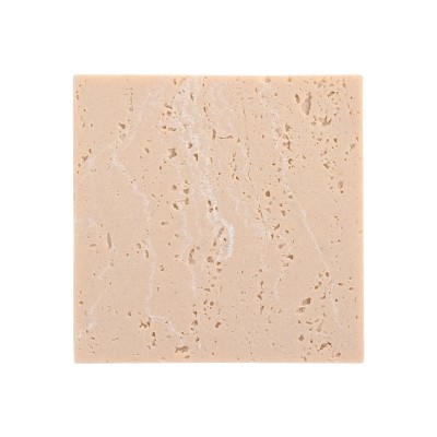 ESTIA ΣΟΥΒΕΡ ΜΕ ΟΨΗ TRAVERTINE 10x10cm ΣΕΤ 4ΤΕΜ.