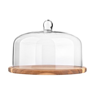 ESTIA ΤΟΥΡΤΙΕΡΑ ALLURE 30cm ΜΕ ΓΥΑΛΙΝΟ ΚΑΠΑΚΙ