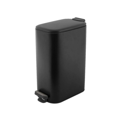 ESTIA ΚΑΔΟΣ ΑΠΟΡΡΙΜΑΤΩΝ SOFT CLOSE SLIM 30lt ΜΑΤ ΜΑΥΡΟΣ