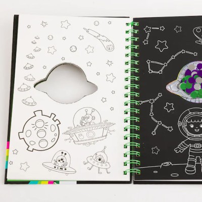 SCRATCH ART SPARKLES: SPACE