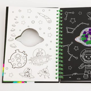 SCRATCH ART SPARKLES: SPACE